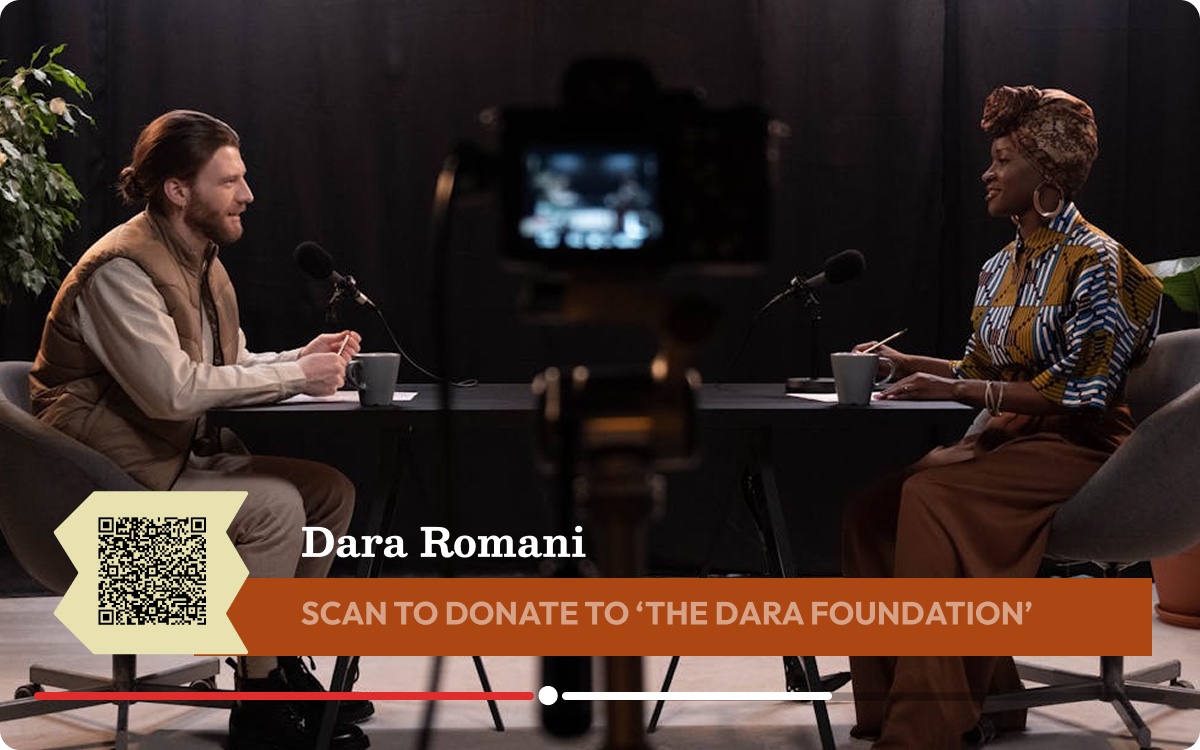 Talk show QR code engagement